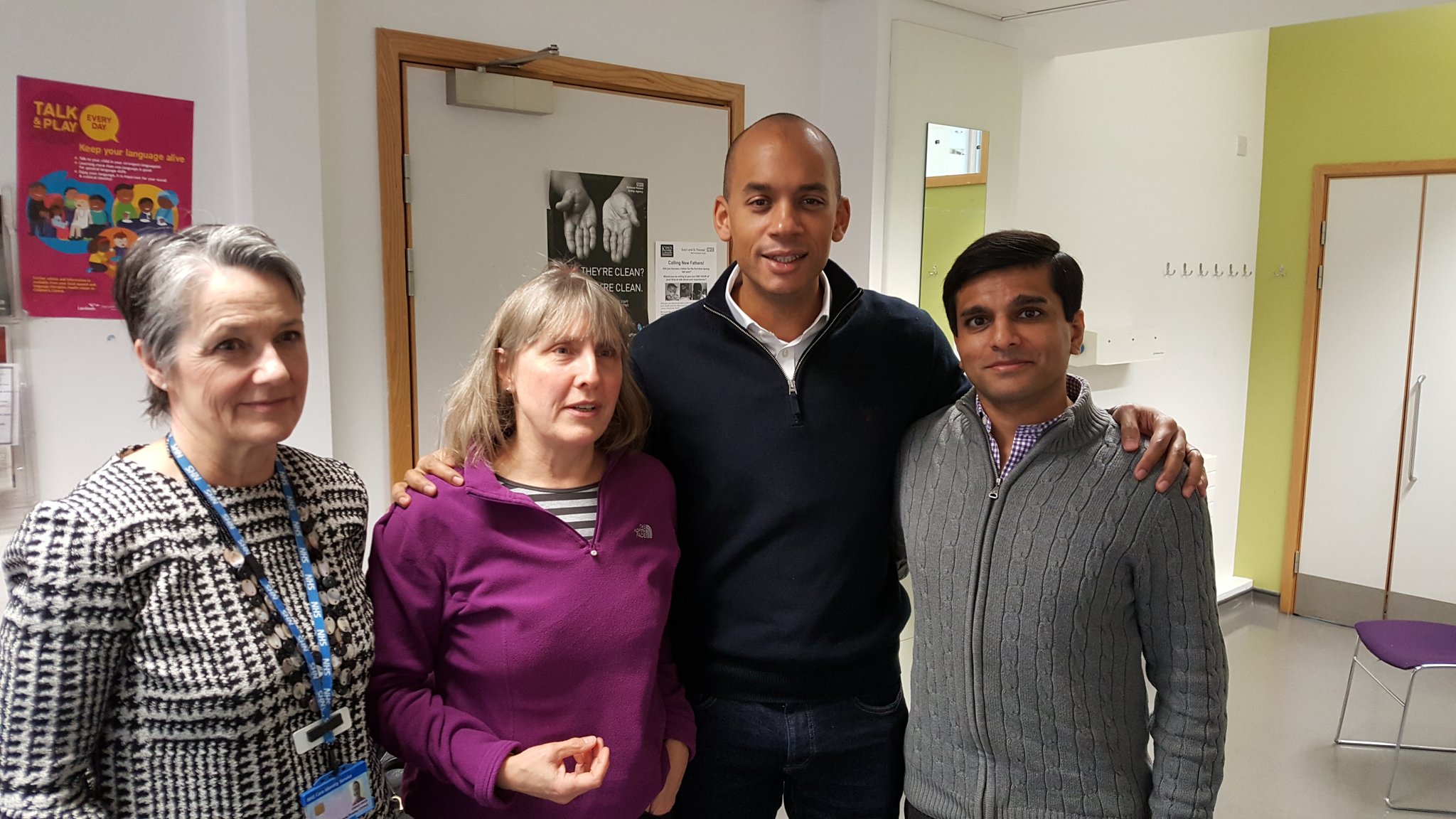 Chuka Umunna and Lambeth LMC representatives