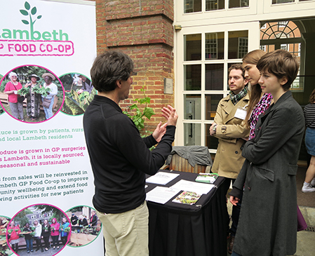 Lambeth Food Co-op at the BMA Mind garden